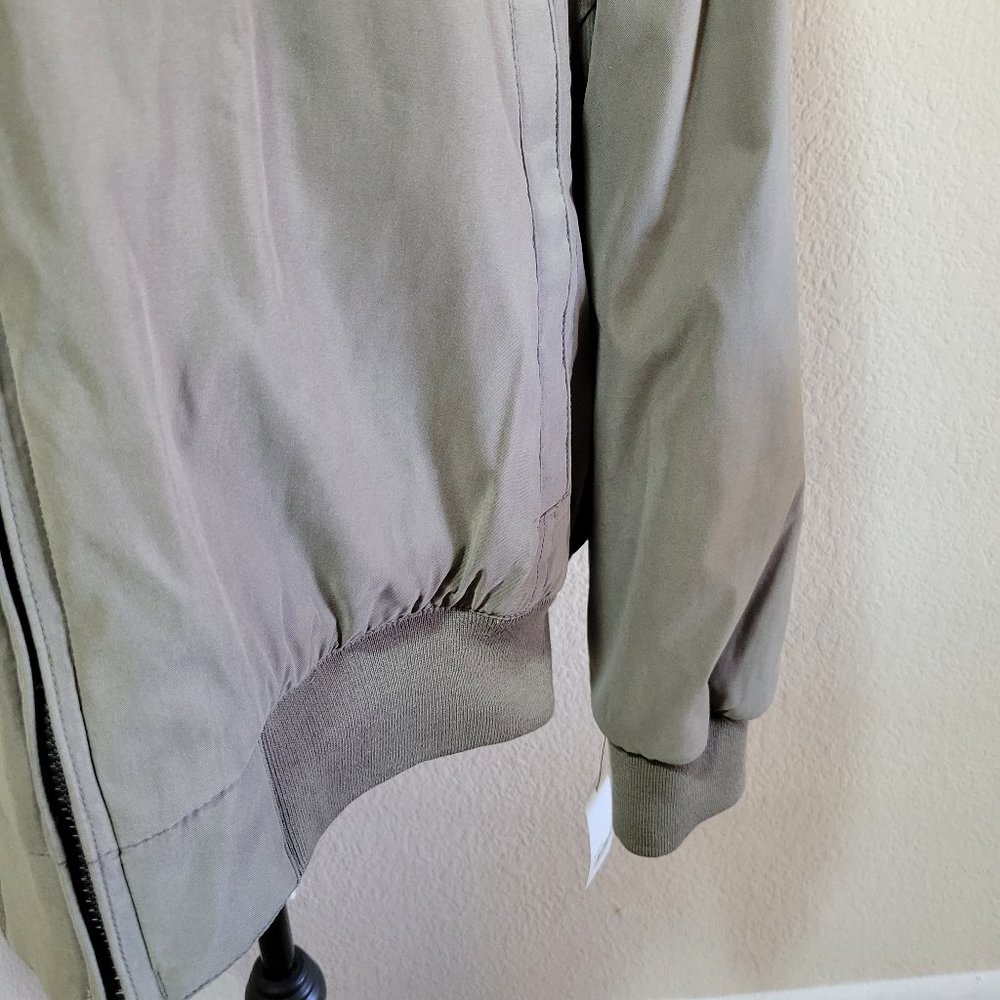 Weatherproof Mens Jacket XL Brown Beige Tan Microfiber Coat Water Repellent Zip - Picture 2 of 9